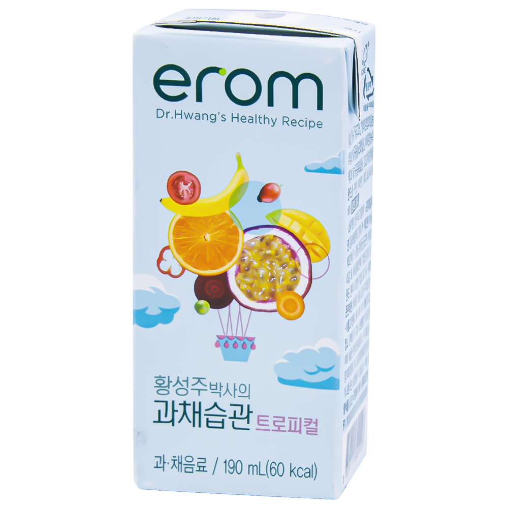 이롬 황성주 박사의 과채습관 트로피컬 190ml