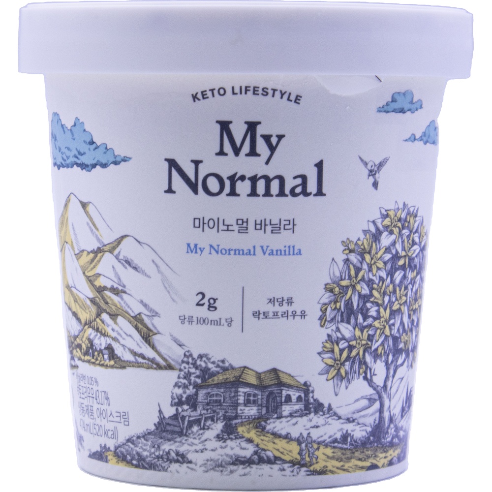 마이노멀 바닐라 아이스크림 474mL