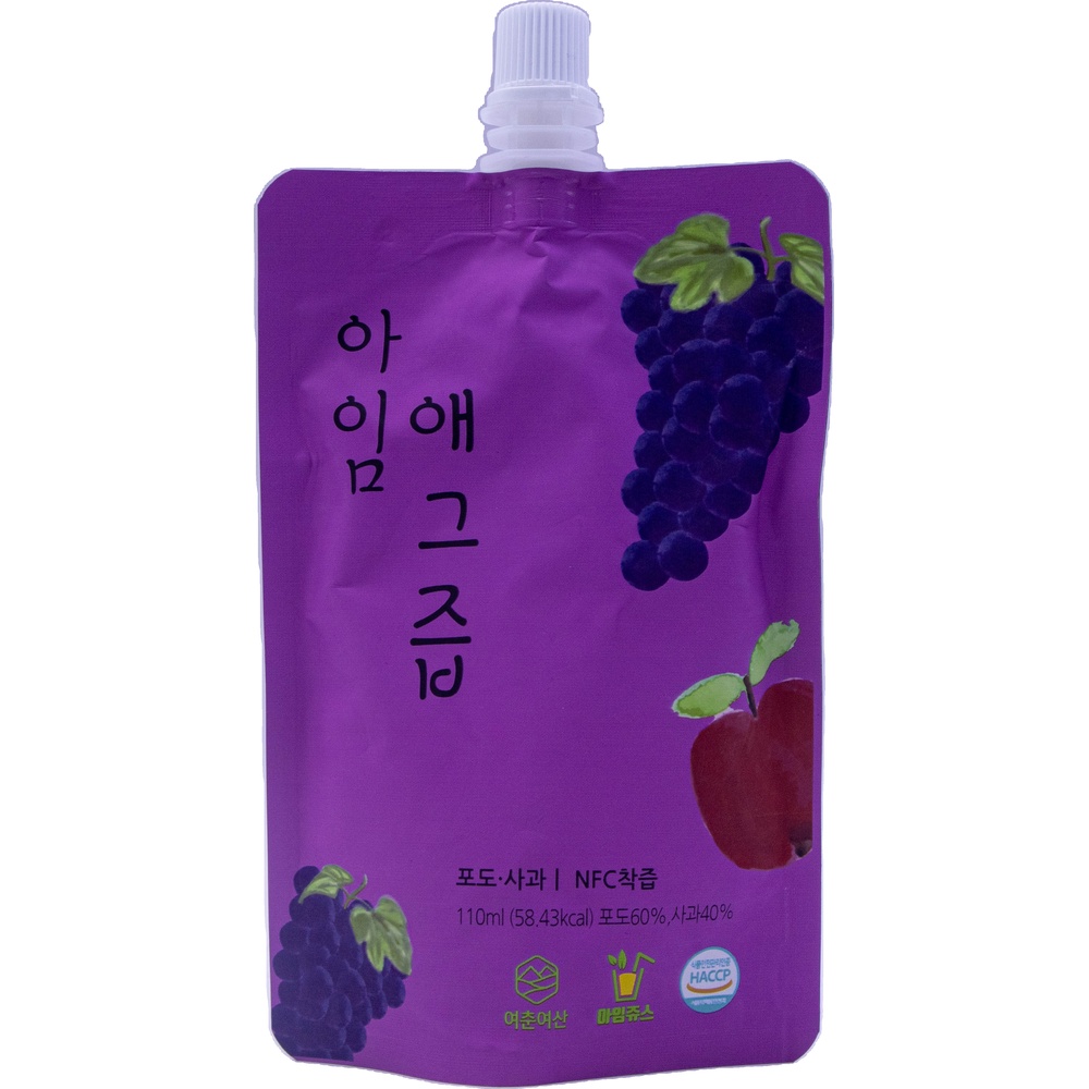 여춘여산 아임쥬스 아임 애그즙 110mL