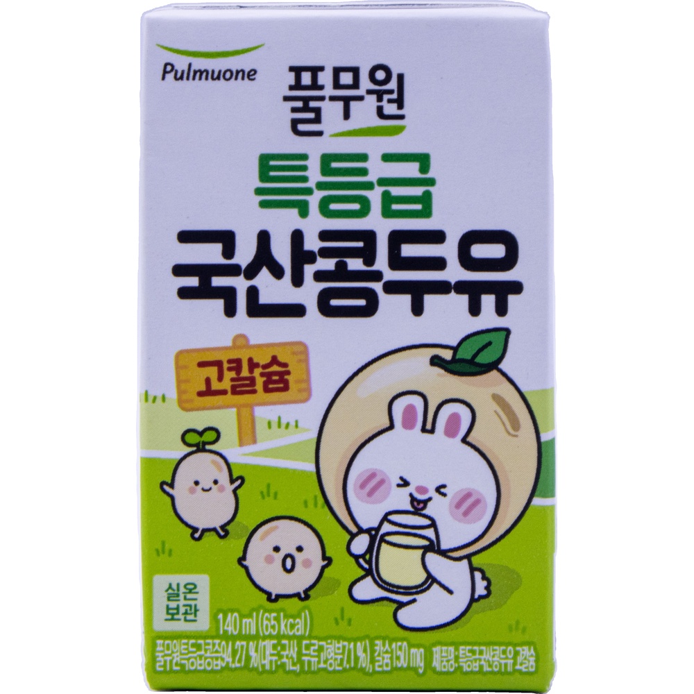 풀무원 특등급 국산콩두유 고칼슘 140mL