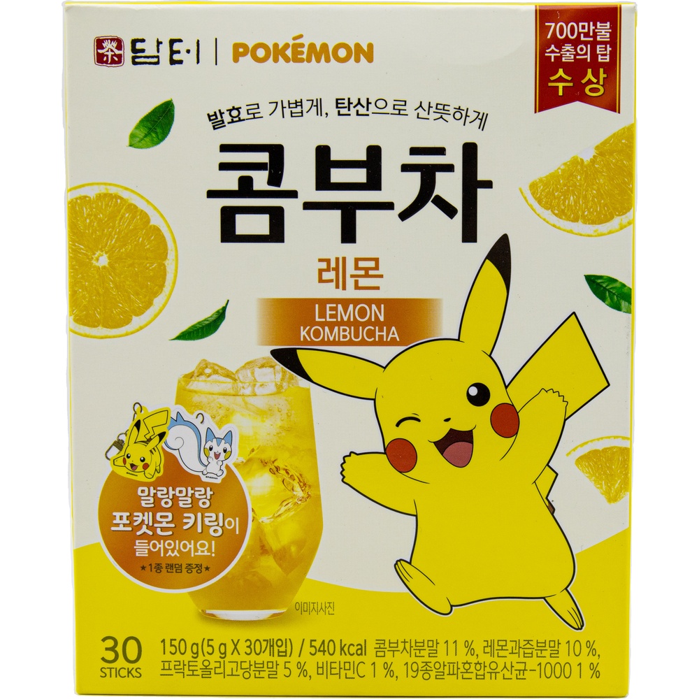 담터 포켓몬 콤부차 레몬 5g