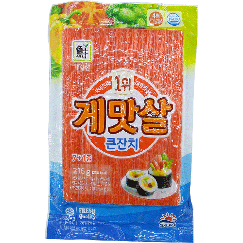 사조대림 게맛살 큰잔치 216g