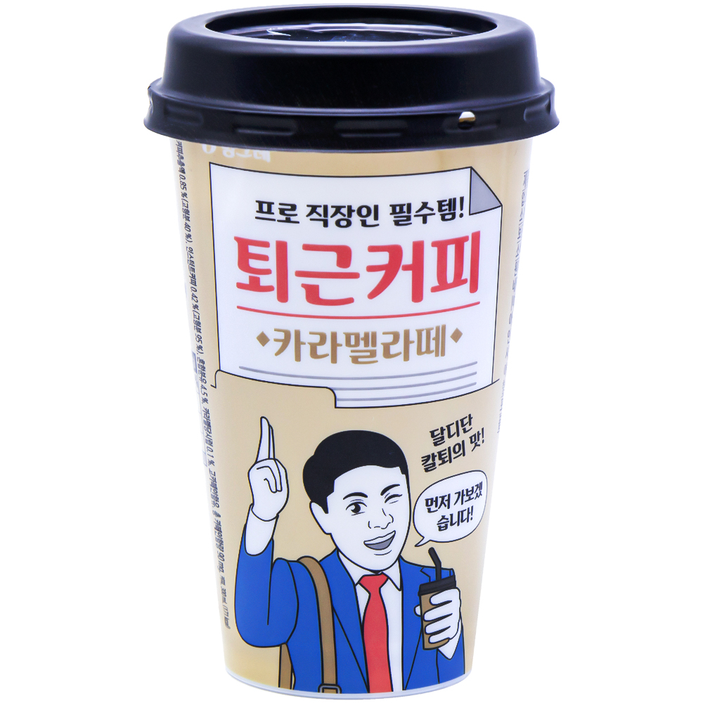 빙그레 퇴근커피 카라멜라떼 300mL