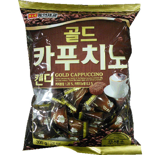 동아제과 골드카푸치노캔디 300g