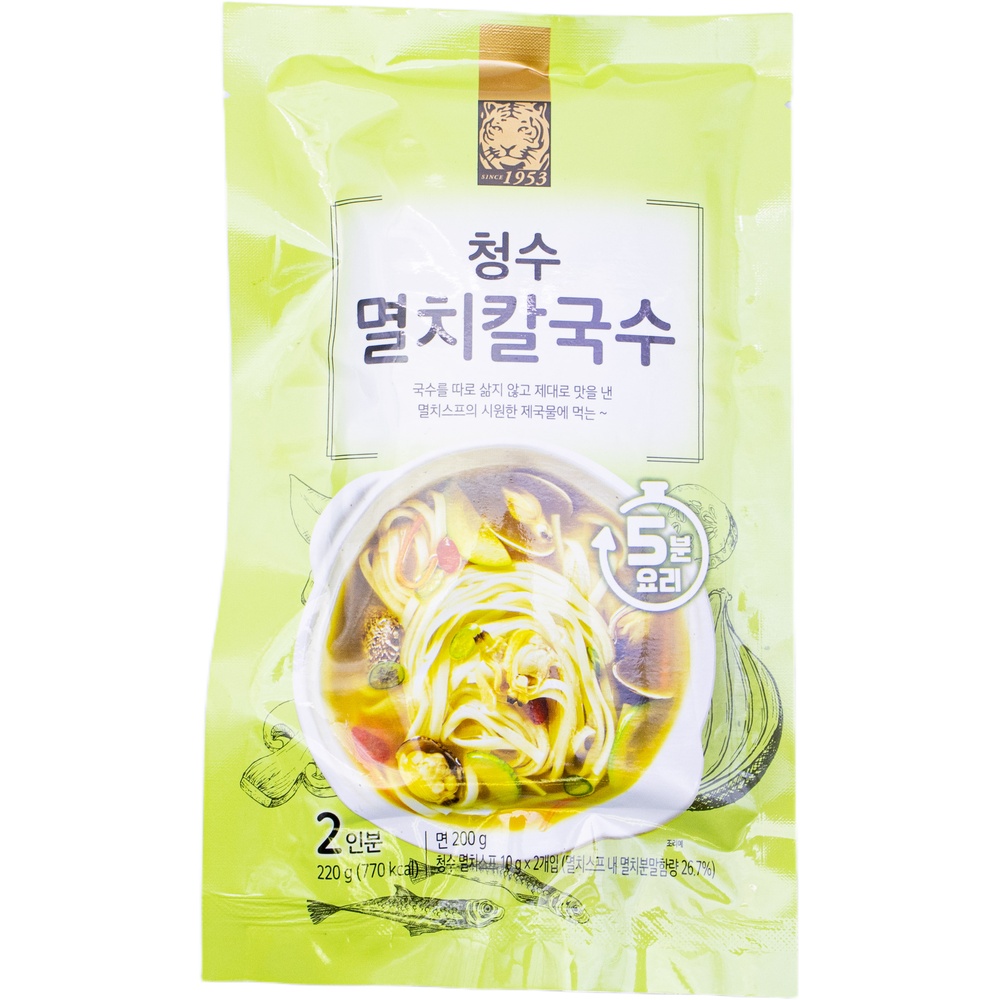 청수 멸치칼국수 110g