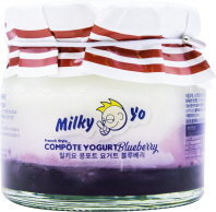 밀키요 콩포트 요거트 블루베리 130g
