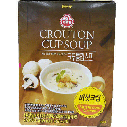 오뚜기 크루통 컵스프 버섯크림 72g