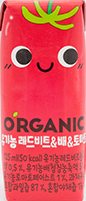 롯데 오가닉 유기농 레드비트&배&토마토 125ml