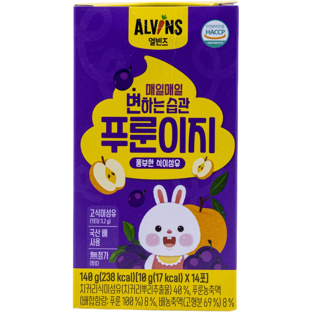 엘빈즈 매일매일 변하는 습관 푸룬이지 10g