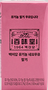 백미당 유기농 네모우유 딸기 125ml