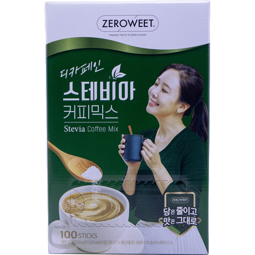 펄세스 제로윗 디카페인 스테비아 커피믹스 9g