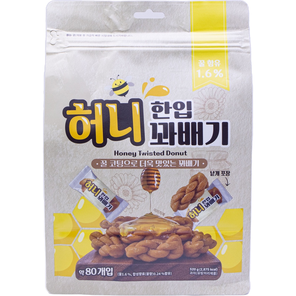 유앤아이트레이드 한입 허니 꽈배기 6.5g