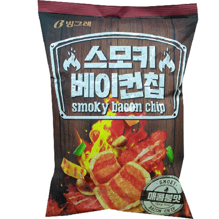 빙그레 스모키베이컨칩 70g