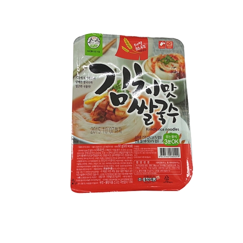송학식품 김치맛 쌀국수 92g