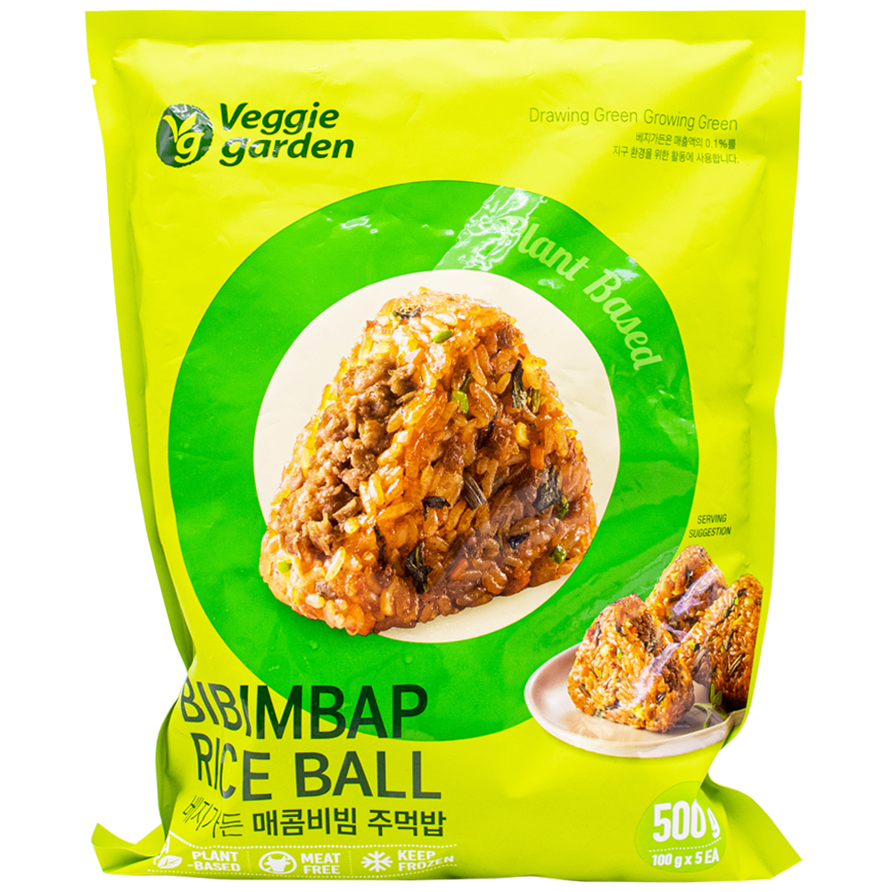농심 베지가든 식물성 매콤비빔 주먹밥 100g