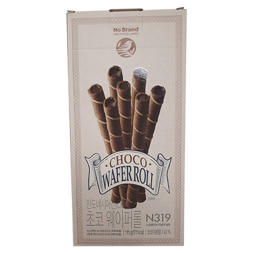 노브랜드 초코 웨이퍼롤 115g