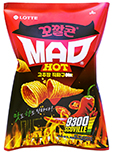 롯데 꼬깔콘 매드 핫 고추장 직화구이맛 134g