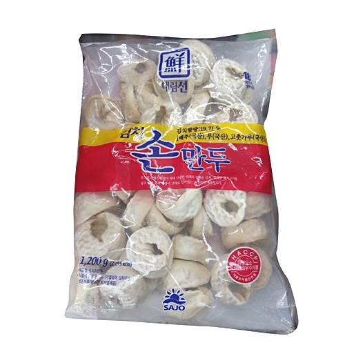 사조 대림선 김치손만두 1200g