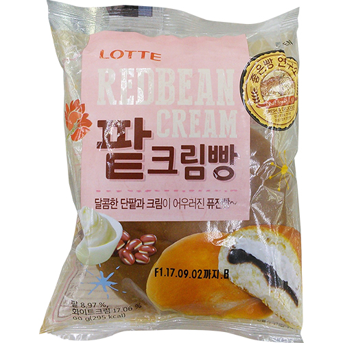 롯데 팥크림빵 90g