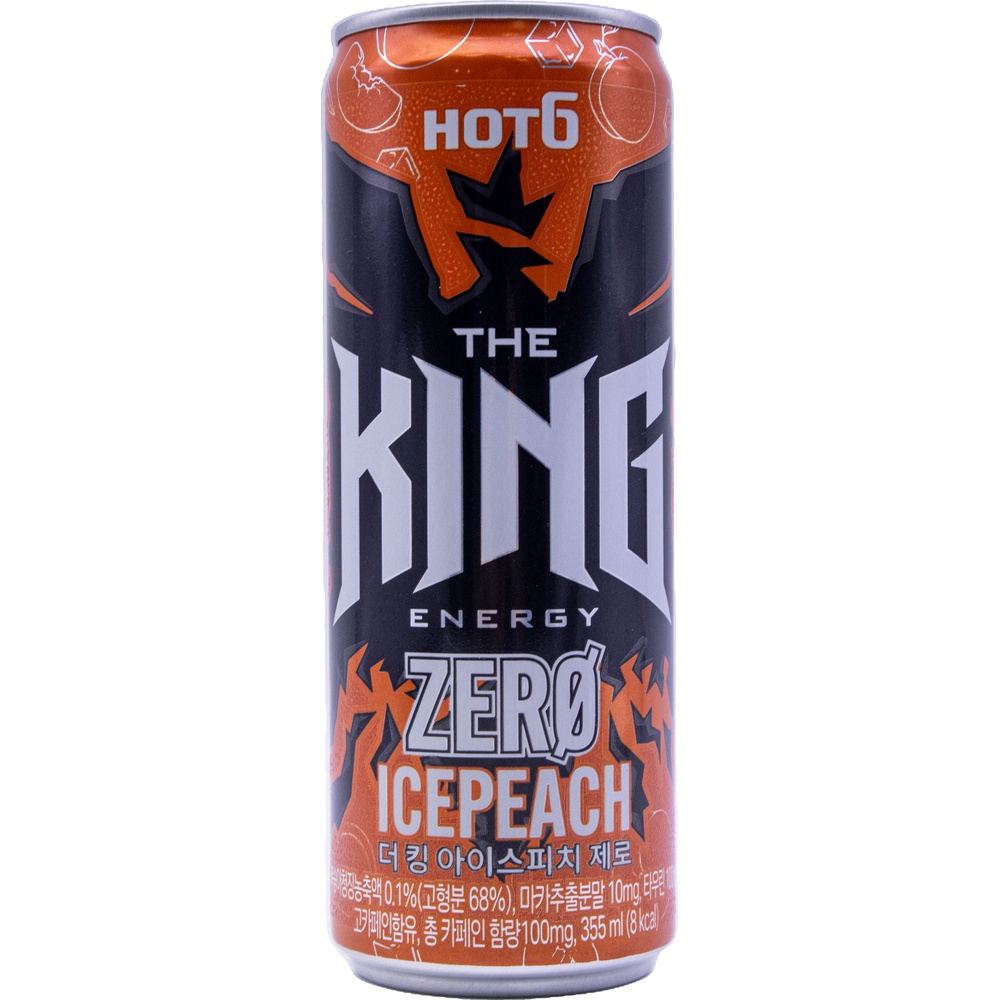 롯데 핫식스 더킹 아이스피치 제로 355mL
