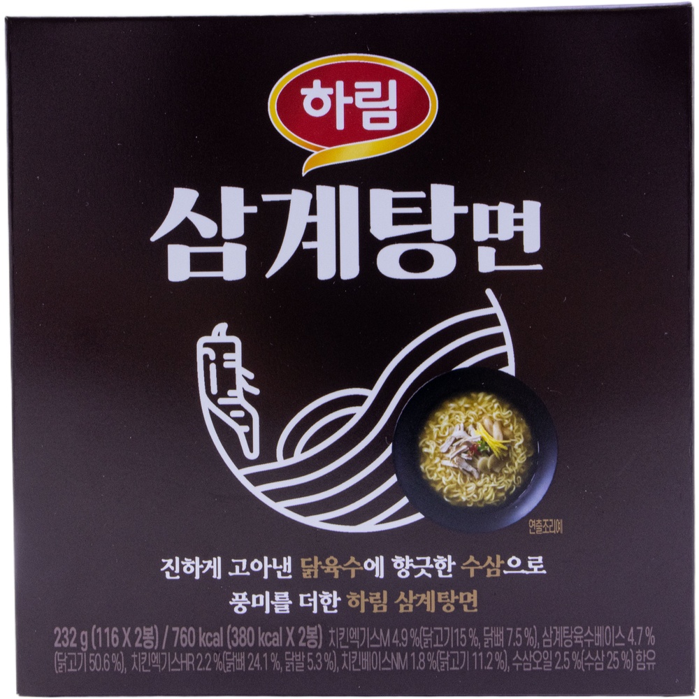 하림 삼계탕면 116g