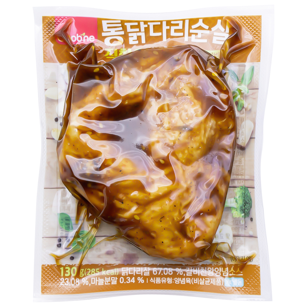 굽네 통닭다리살순살 직화오븐구이 마늘갈비맛 130g