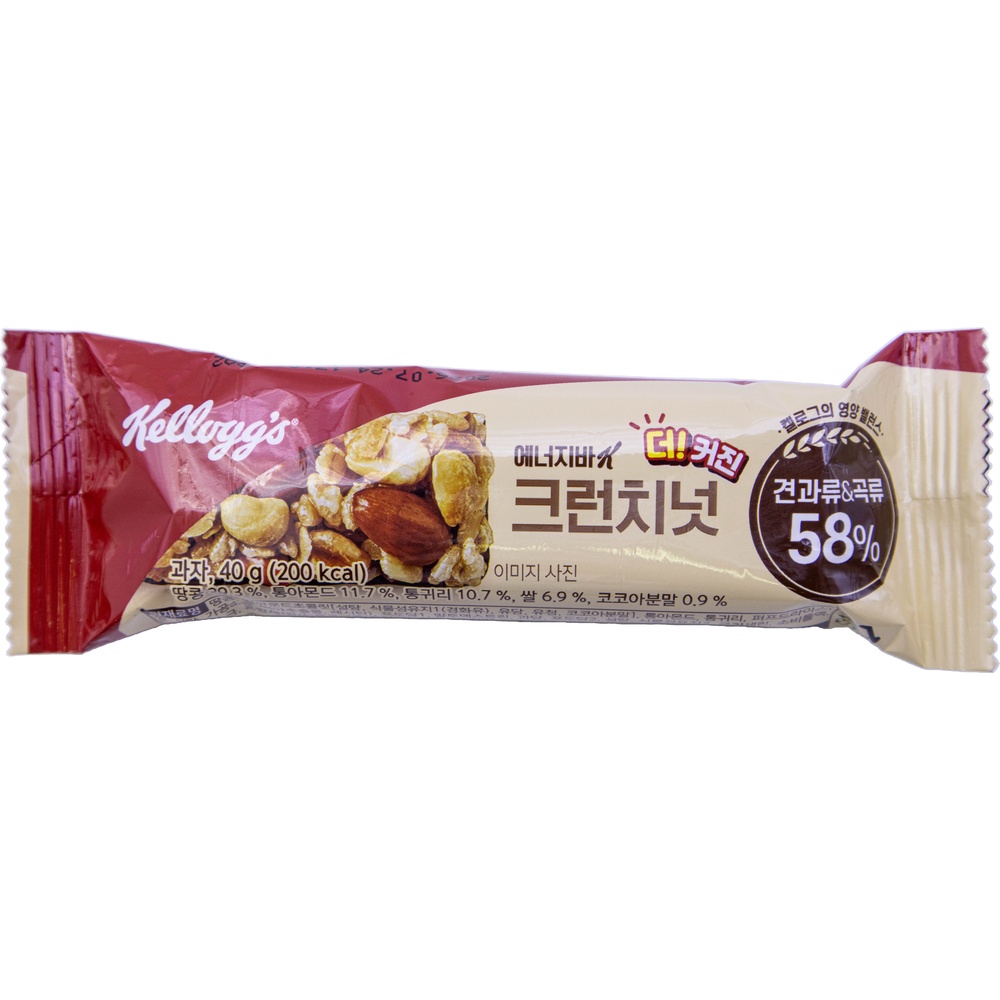 켈로그 에너지바K 크런치넛 40g