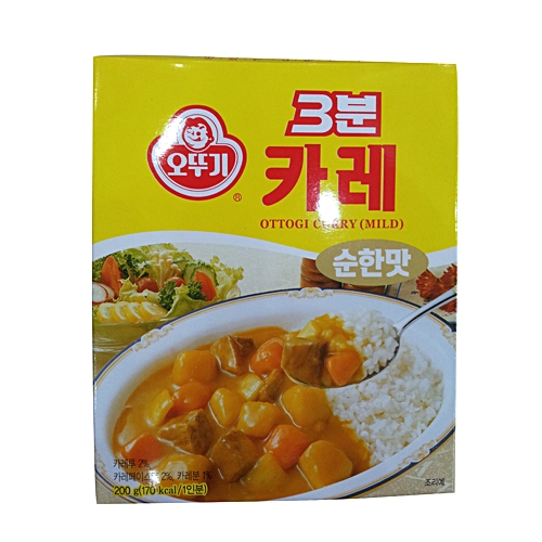 오뚜기 3분 카레 순한맛 200g