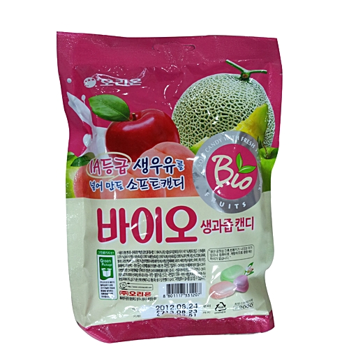 오리온 바이오 생과즙캔디 99g