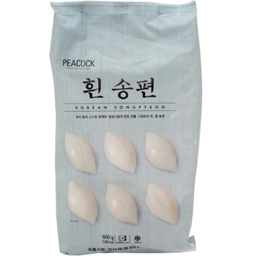 피코크 흰송편 600g