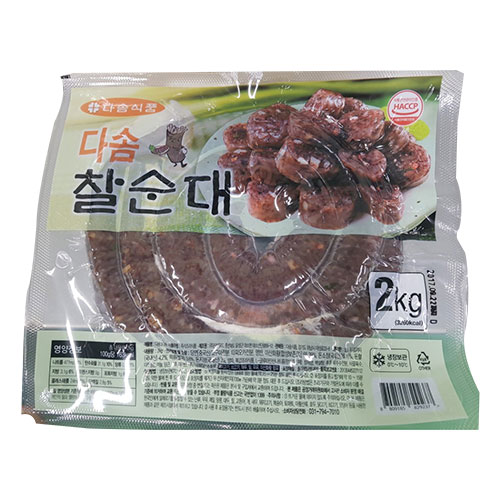 다솜식품 다솜찰순대 2kg
