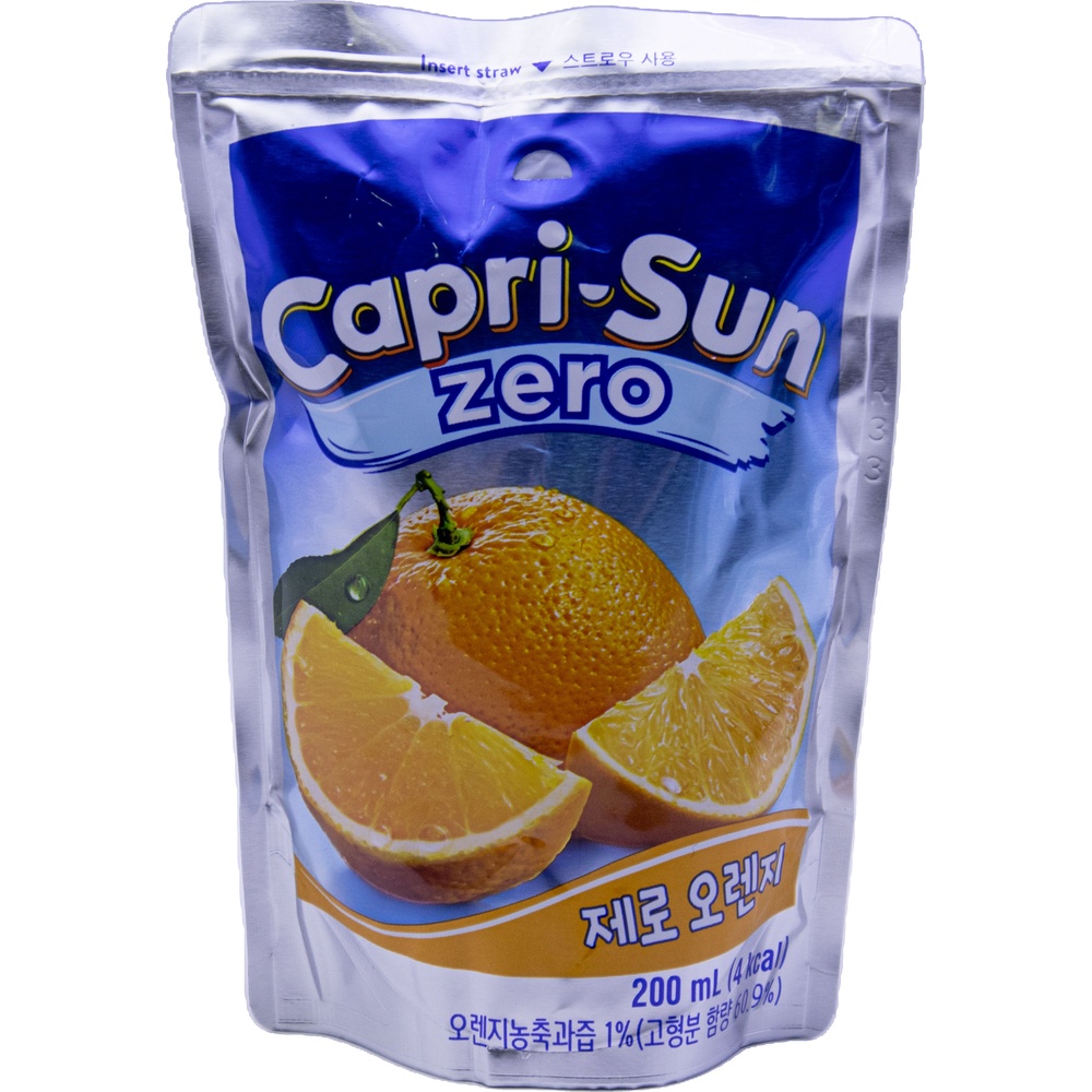 농심 카프리썬 제로 오렌지 200mL