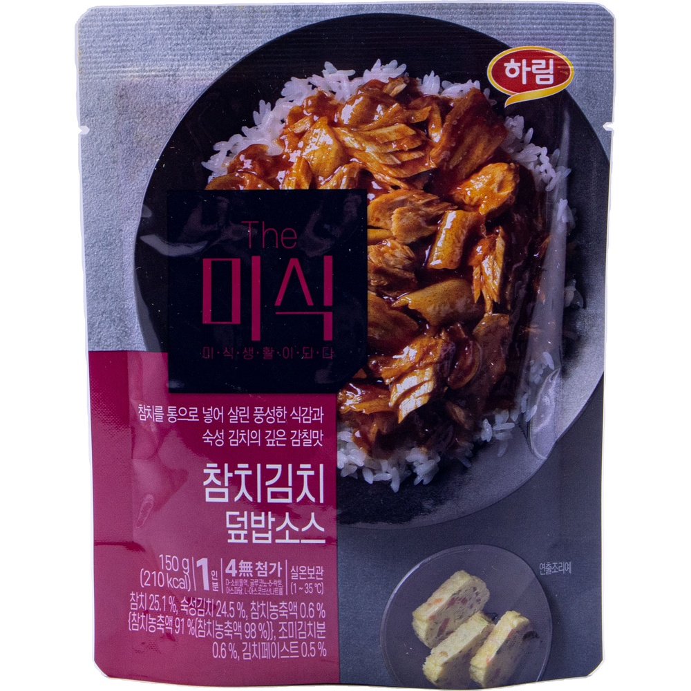 하림 더미식 참치김치 덮밥소스 150g