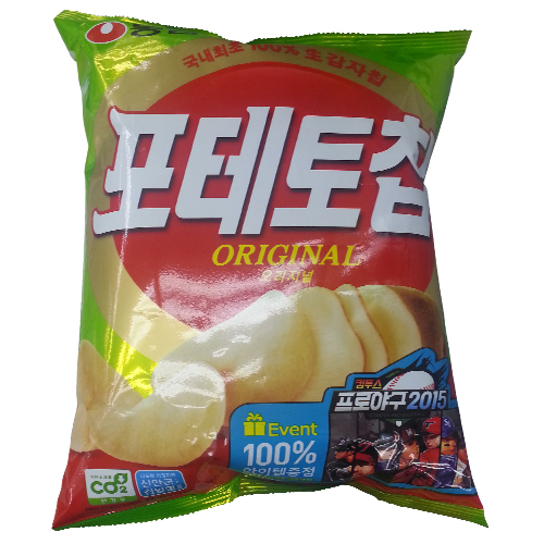 농심 포테토칩 오리지널 125g