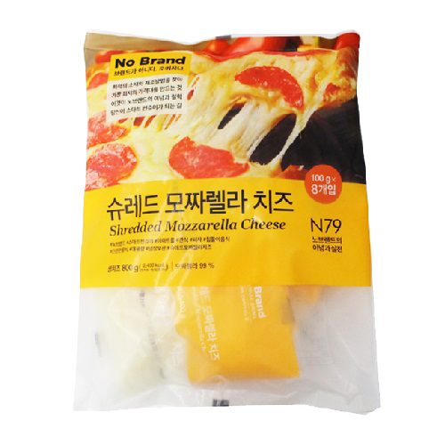 노브랜드 슈레드 모짜렐라 치즈 800g