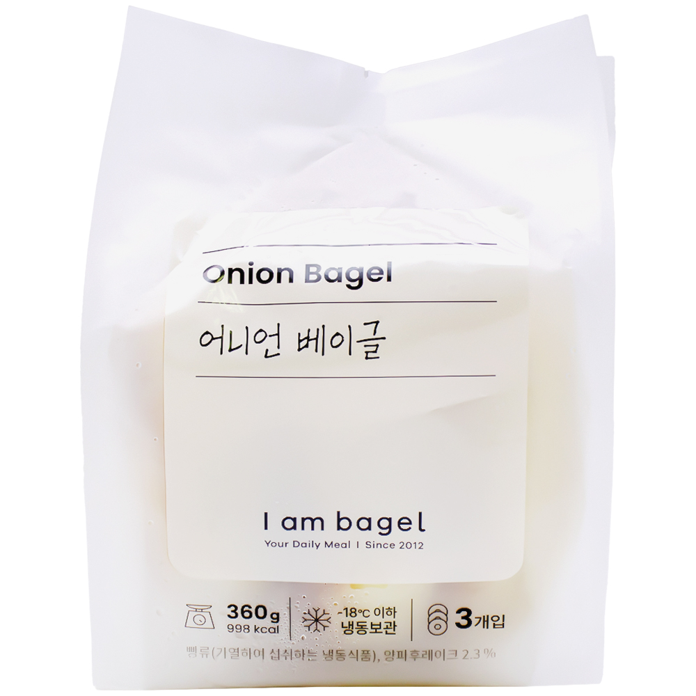 아이엠베이글 어니언 베이글 360g