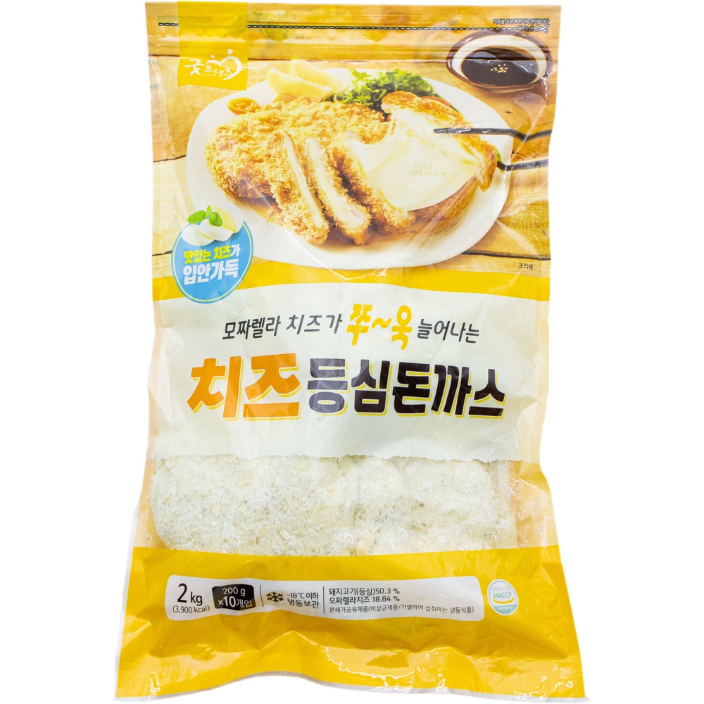 굿프랜즈 치즈 등심돈까스 2kg