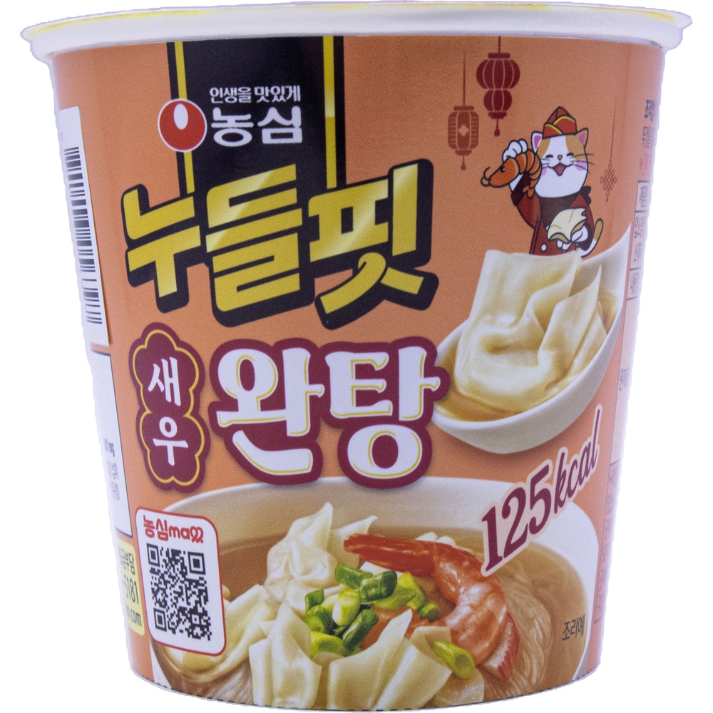 농심 누들핏 새우완탕 30.8g