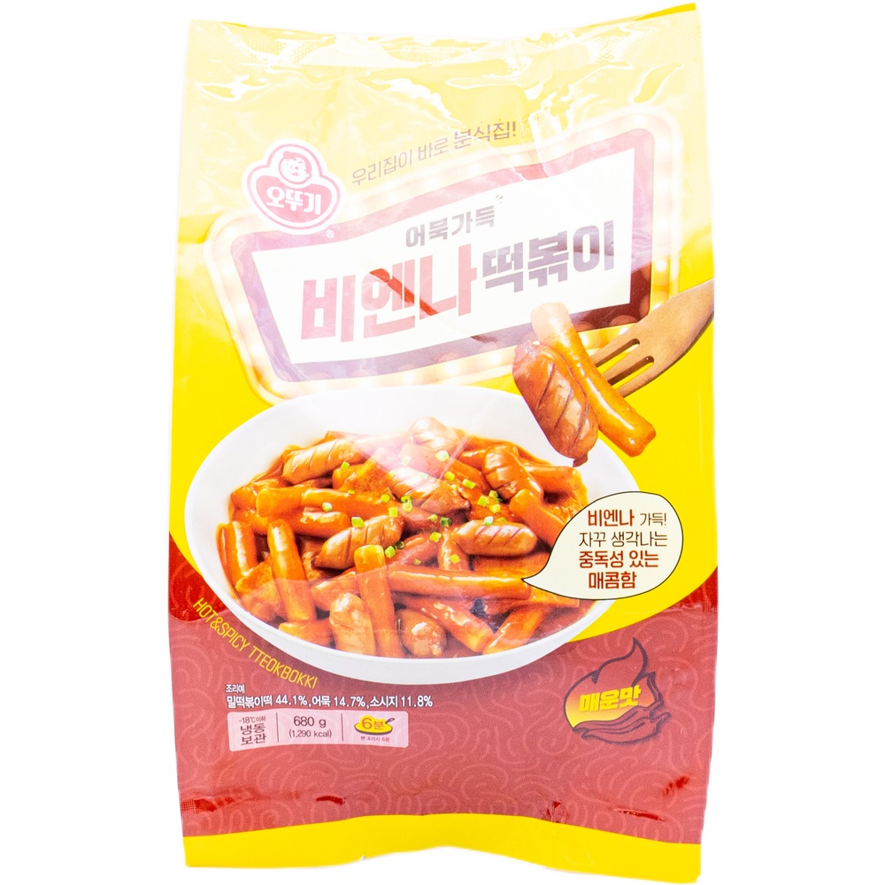 오뚜기 어묵가득 비엔나 떡볶이 680g
