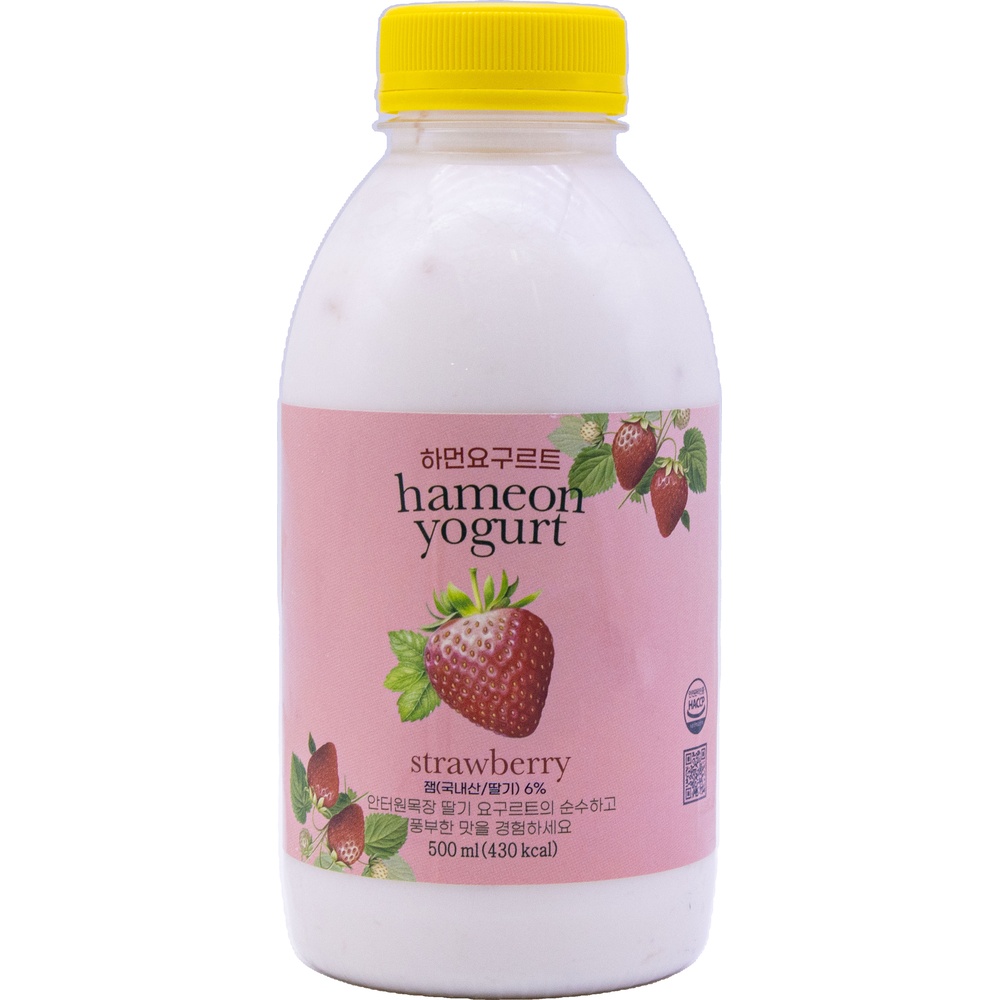 안터원목장 하먼요구르트 스트로베리 500mL