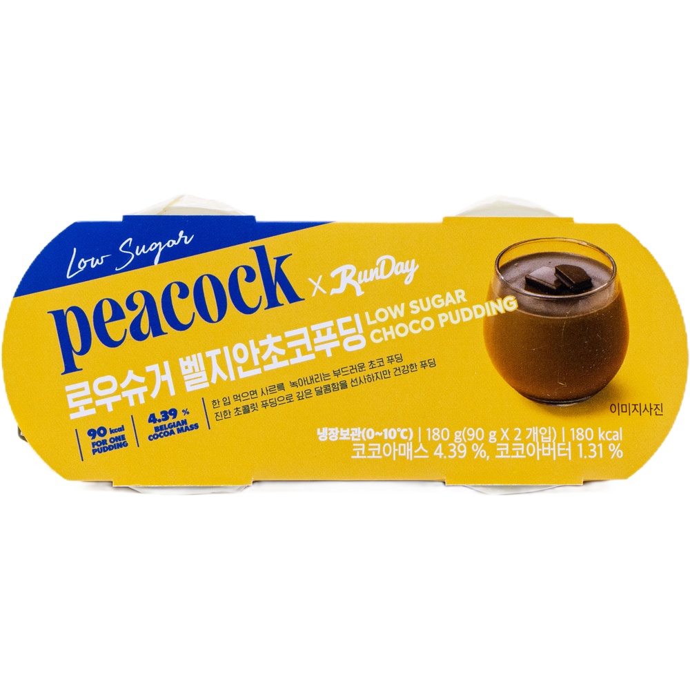 이마트 피코크 런데이 로우슈거 벨지안초코푸딩 180g
