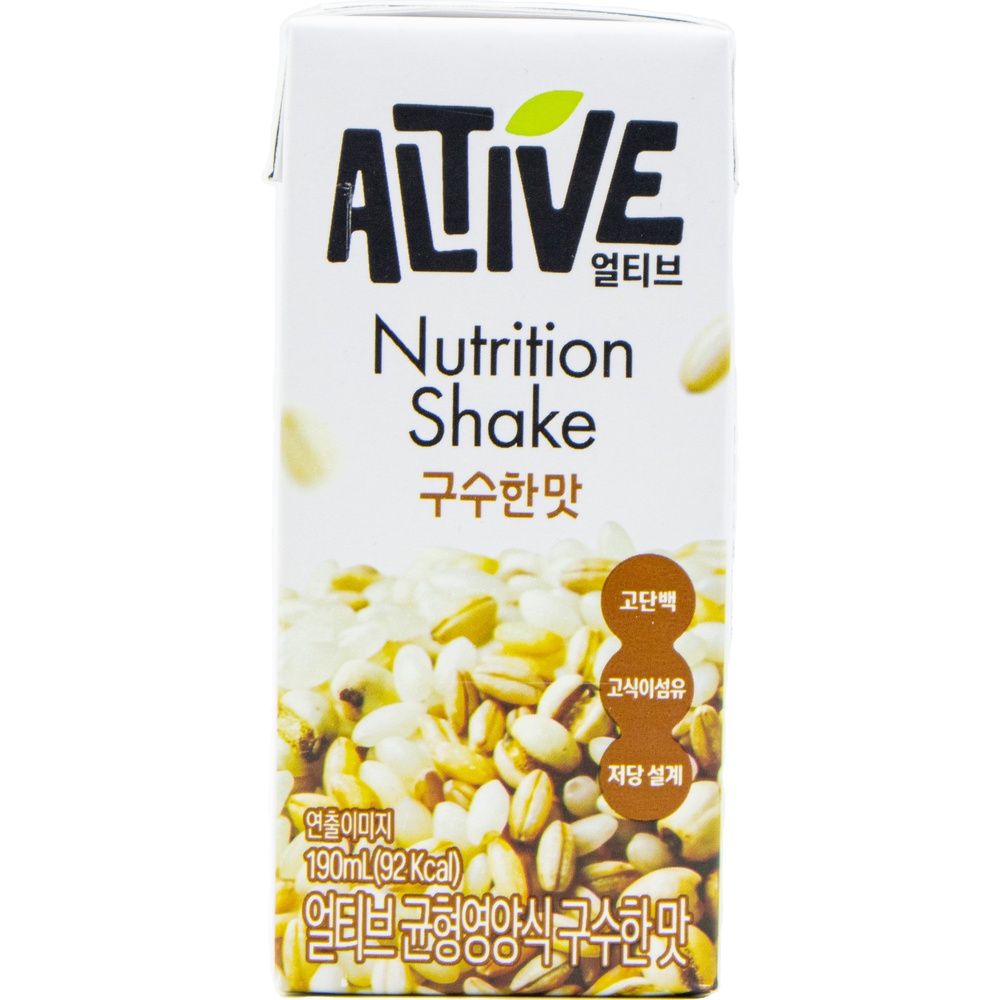 CJ 얼티브 균형영양식 구수한맛 190mL