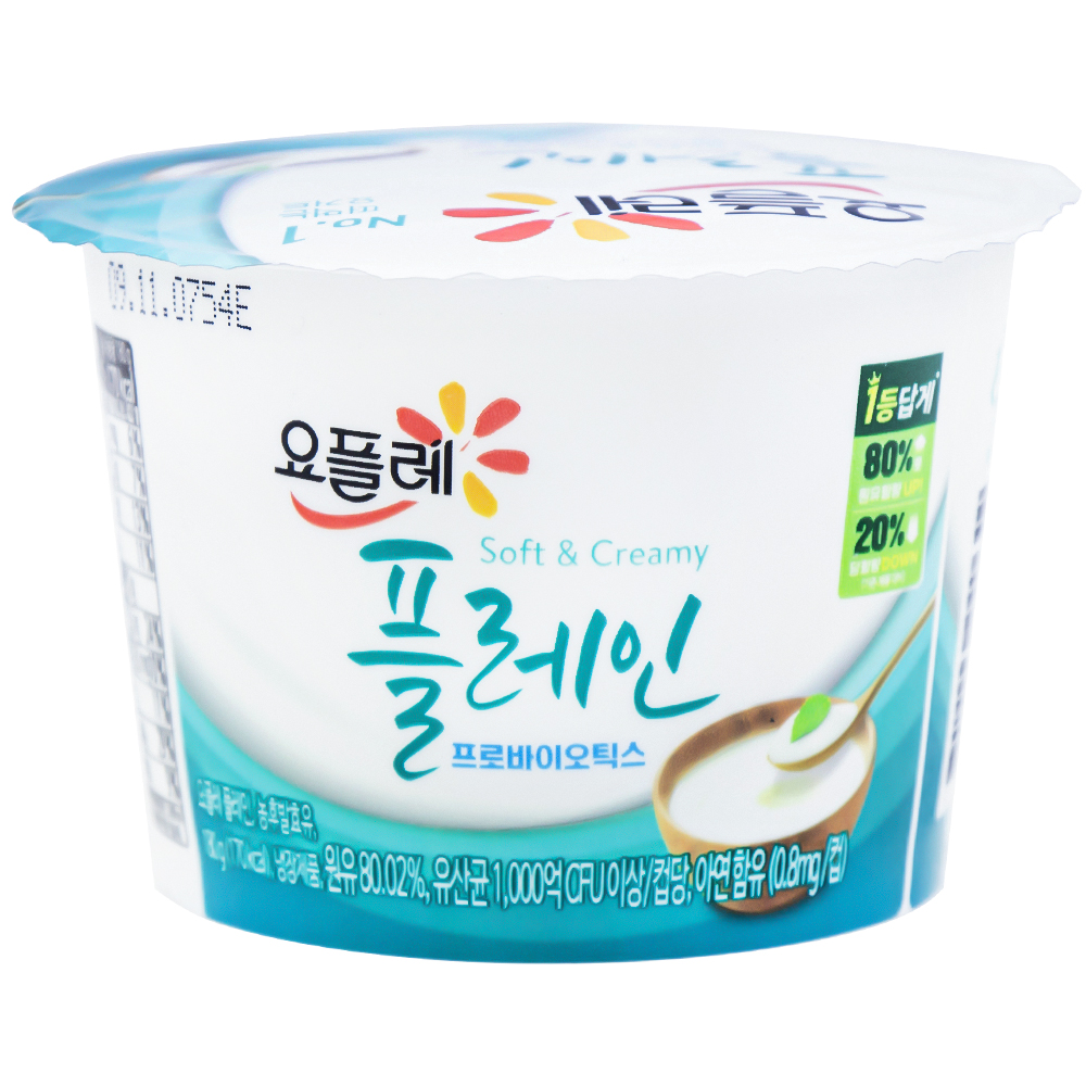 빙그레 요플레 플레인 180g