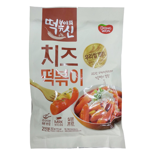 동원 떡볶이의 신 치즈떡볶이 332g