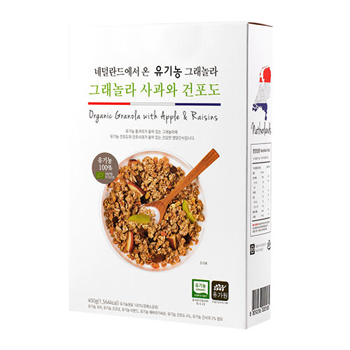 유가원 그래놀라 사과와 건포도 400g
