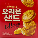 오리온 소프트비스킷 오리온샌드 나 크림치즈 174g