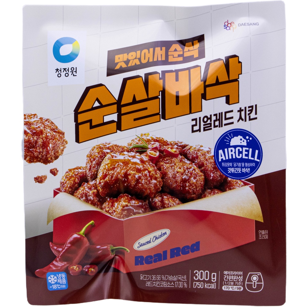 대상 청정원 순살바삭 리얼레드 치킨 300g