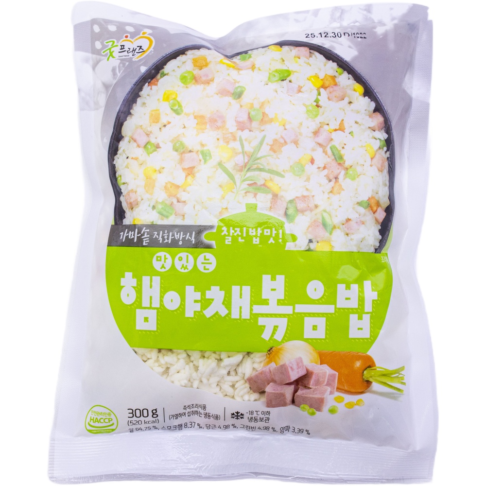 굿프랜즈 맛있는 햄야채볶음밥 300g