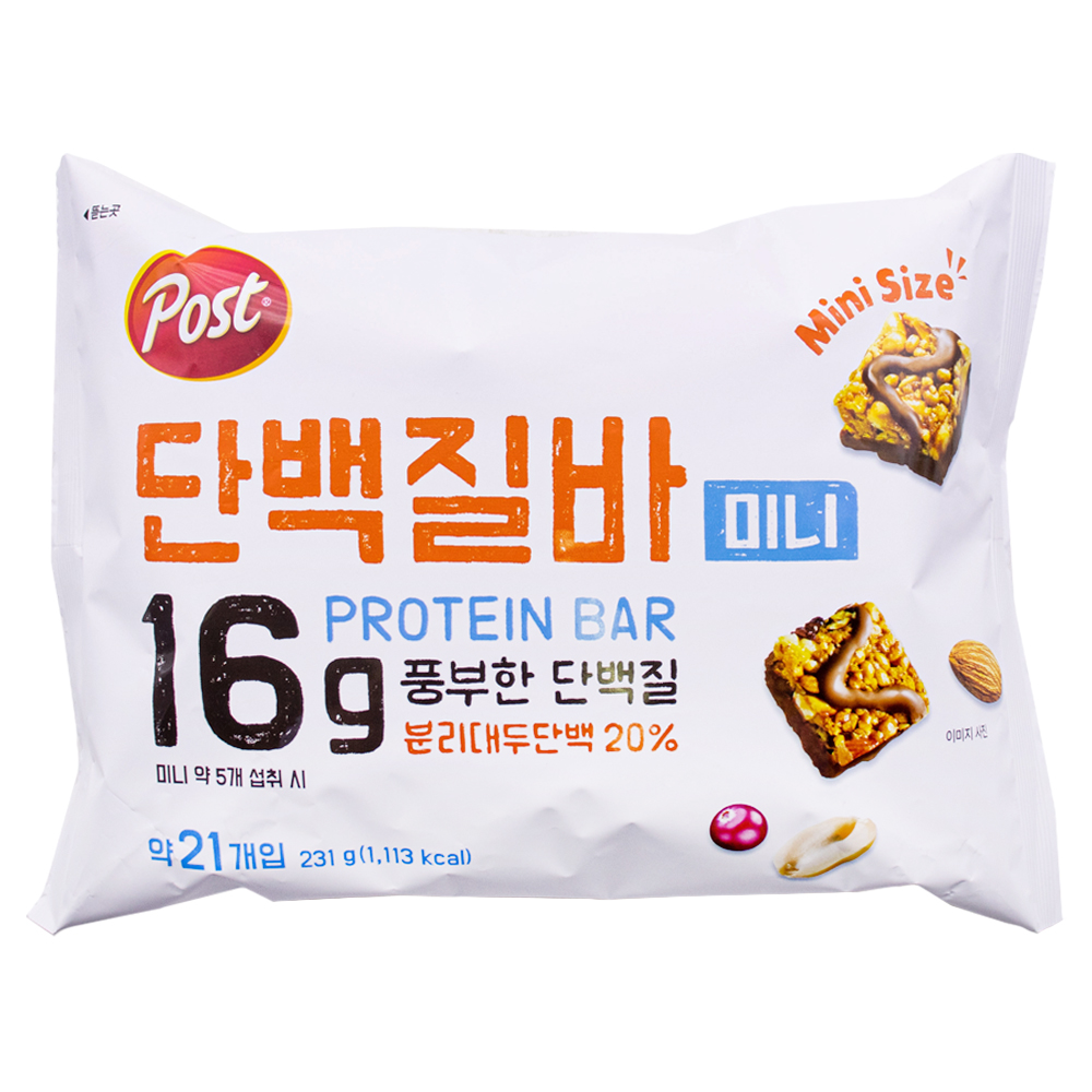 동서 포스트 단백질바 미니 11g