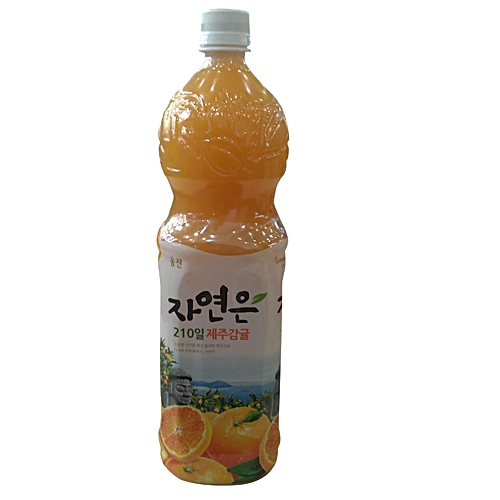 웅진 자연은 210일 제주감귤 1.5L